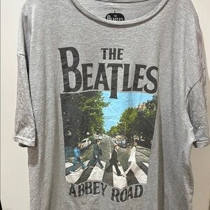 Gray The Beatles Abbey Road T-Shirt